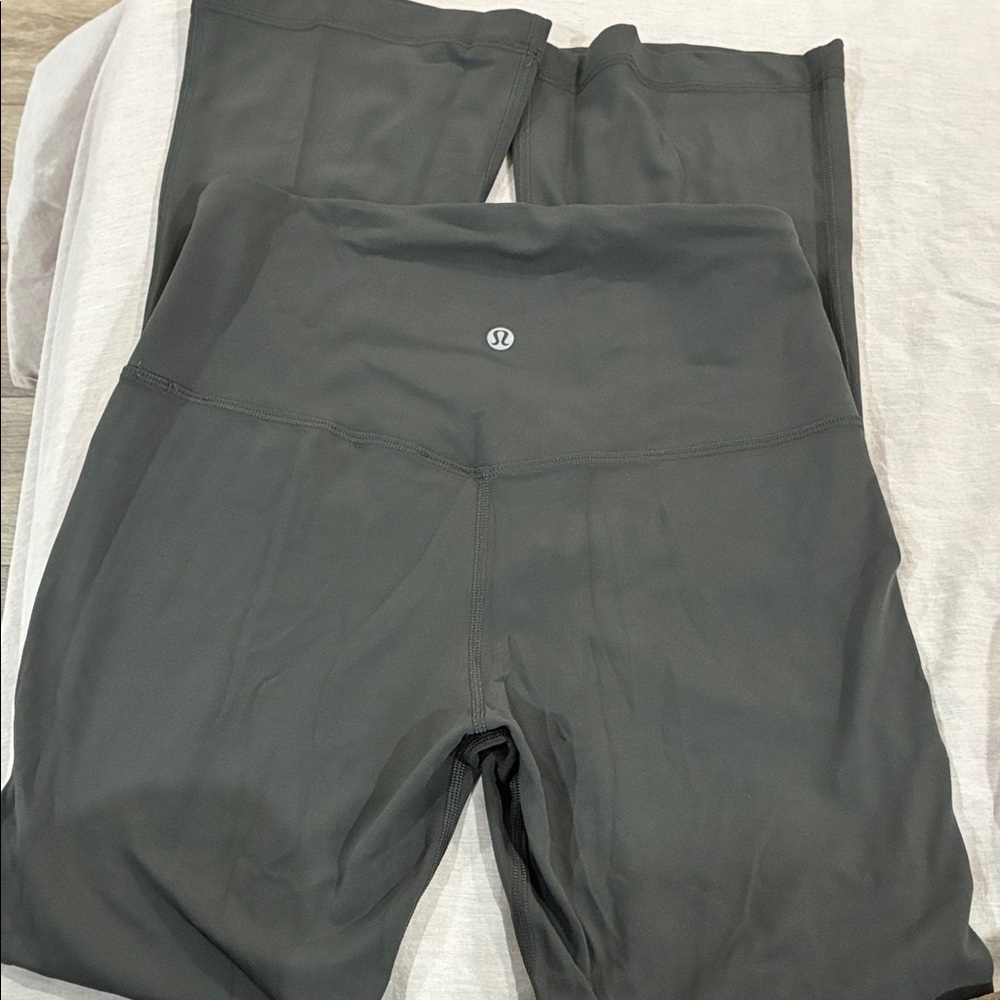 Lululemon Gray flared Leggings